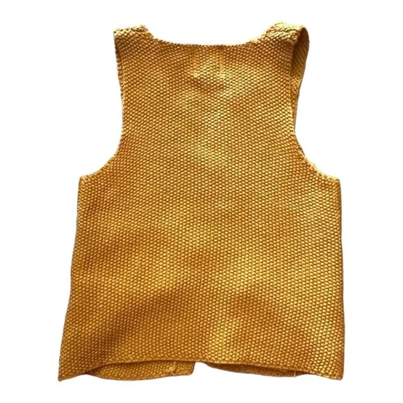 GOCCO | Mustard | KNIT VEST - Picture 3 of 8